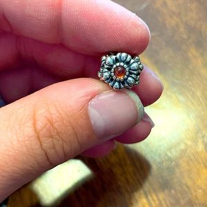January birthstone Flower Pandora Charm